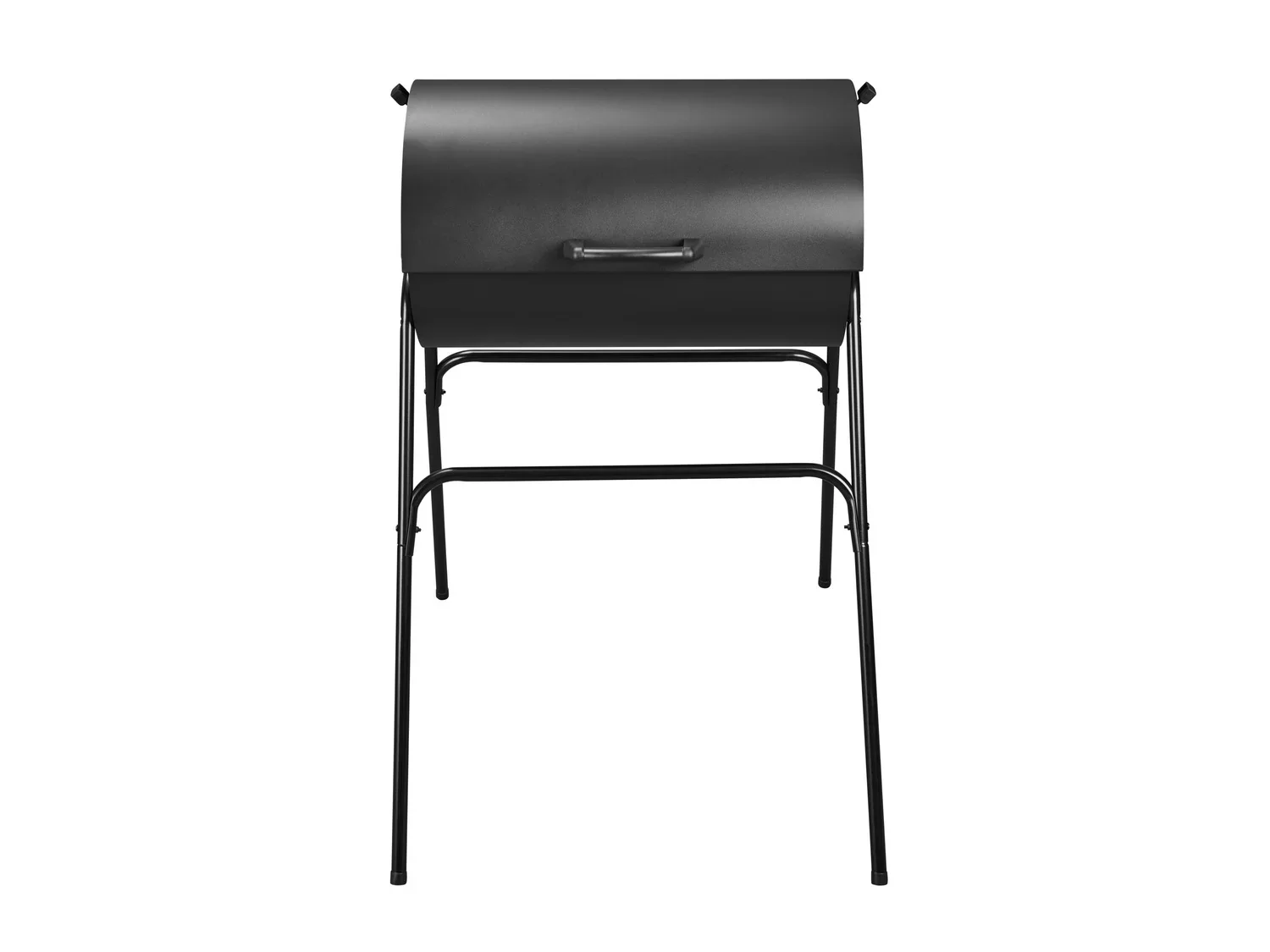 GRILLMEISTER Barbecue baril  charbon de bois, 51 x 34 cm
