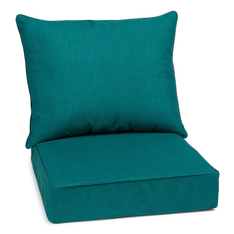 Sonoma Goods for Life Indoor Outdoor Deep Seat Cushion Set Green