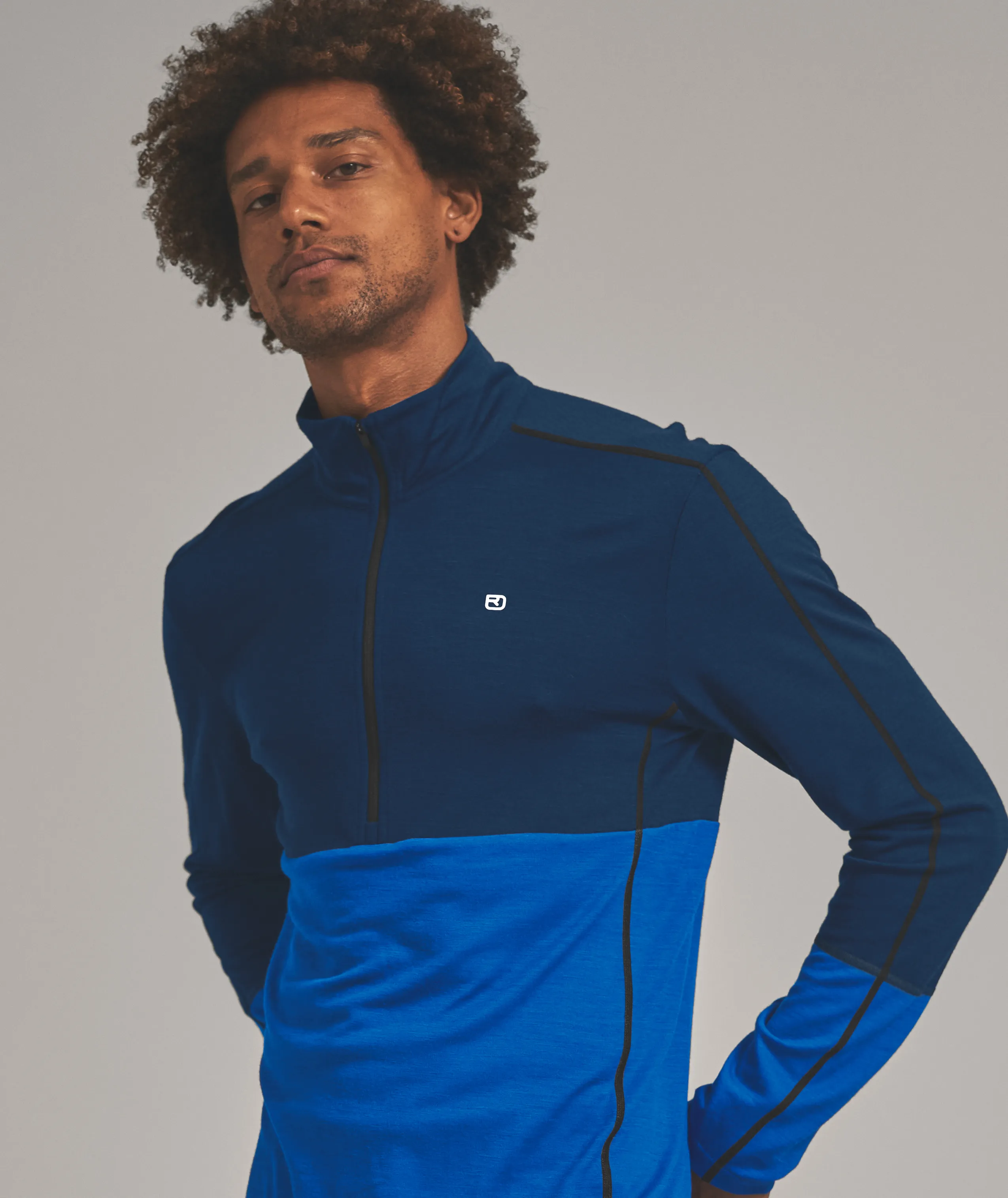 ORTOVOXR 185 ROCK'N'WOOL ZIP NECK