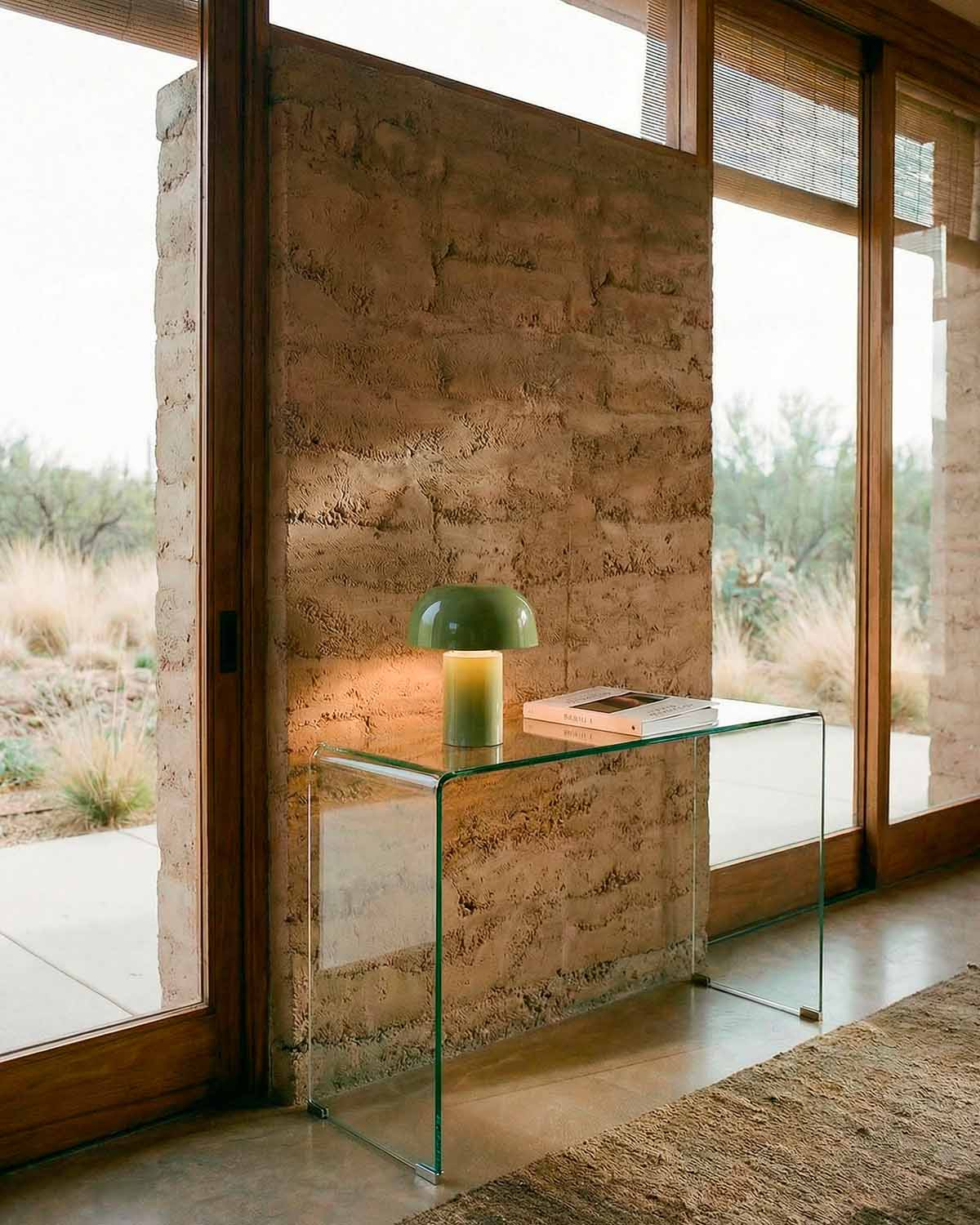 Gress - Consola de Cristal Templado (120x40 cm) Gress