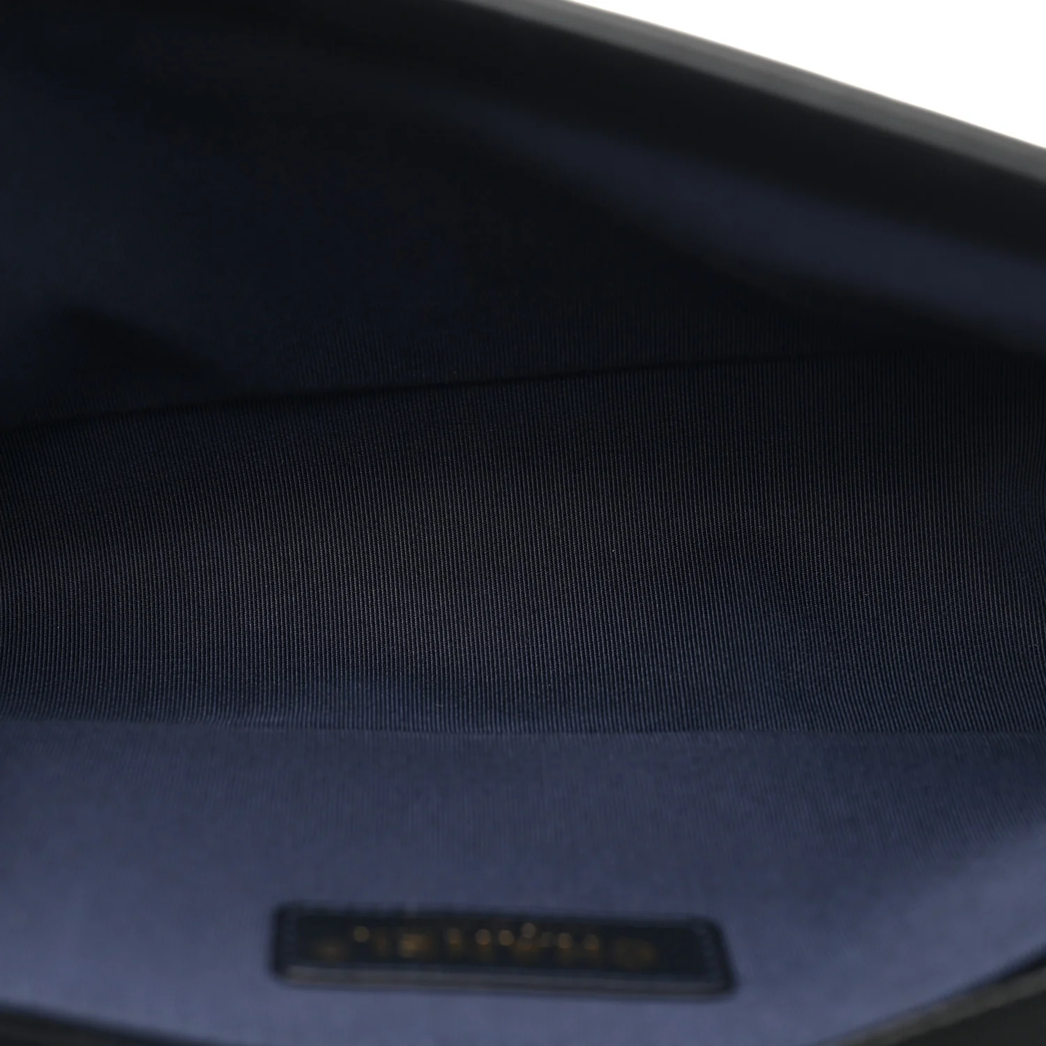 Lambskin Chevron Quilted Medium Boy Flap Black