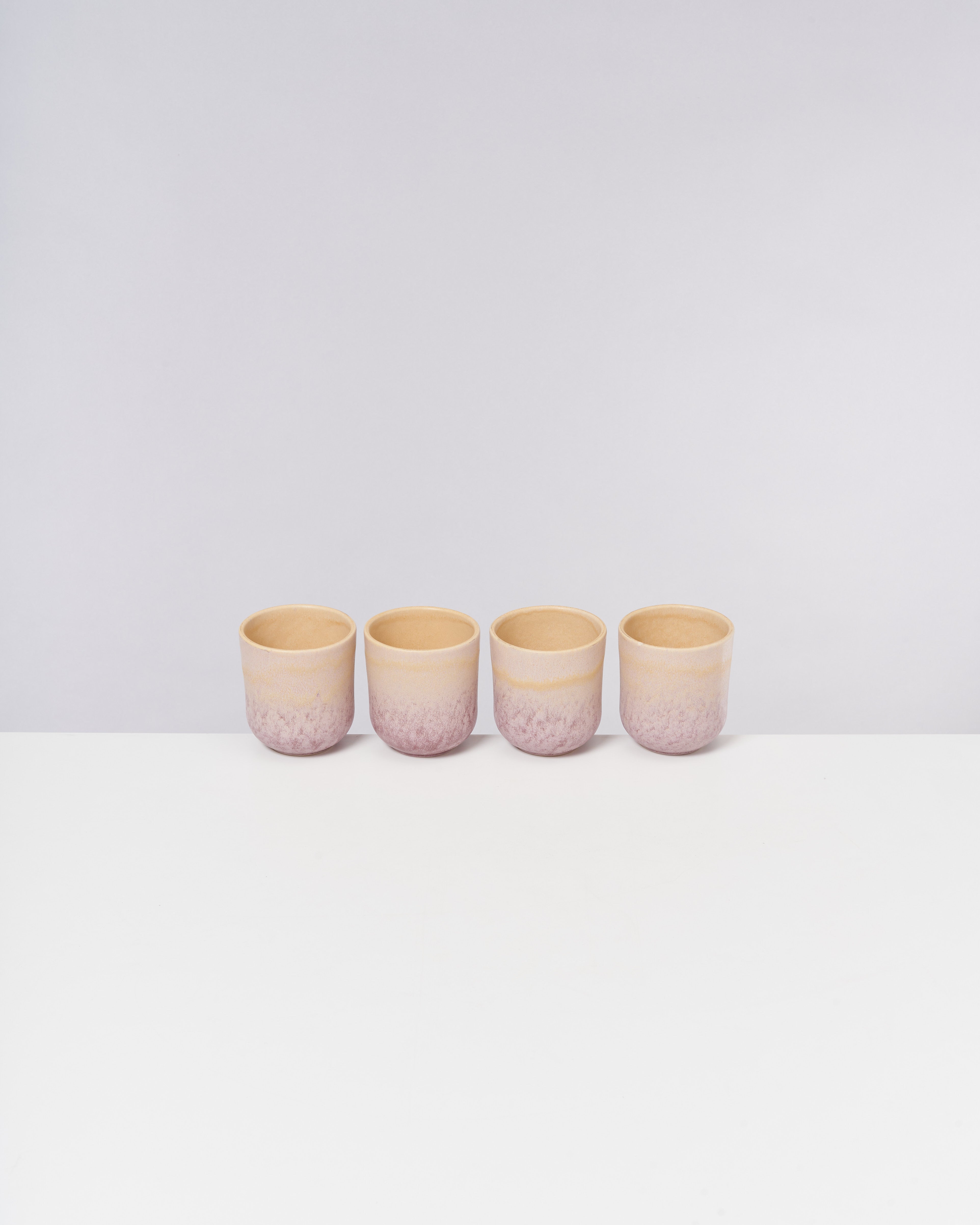 COPA ALTO - SMALL CUP APRICOT LILAC SET OF 4