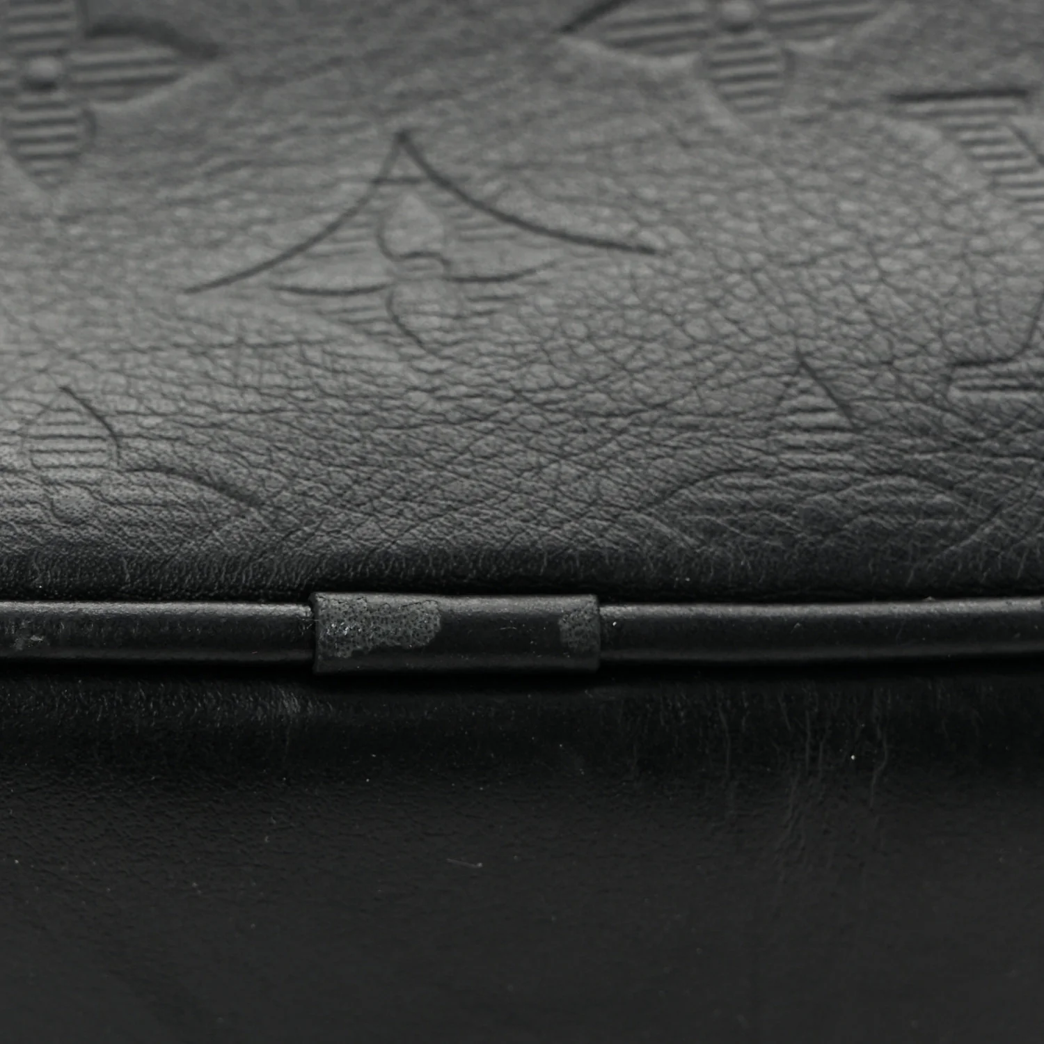 Calfskin Monogram Shadow Danube PM Black