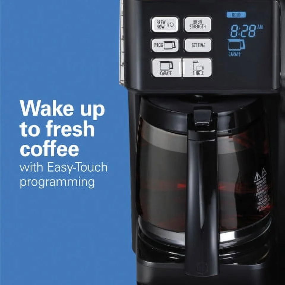 Hamilton Beach Flexbrew Trio Coffee Maker, Single - Serve, Black & Silver, Model 49954