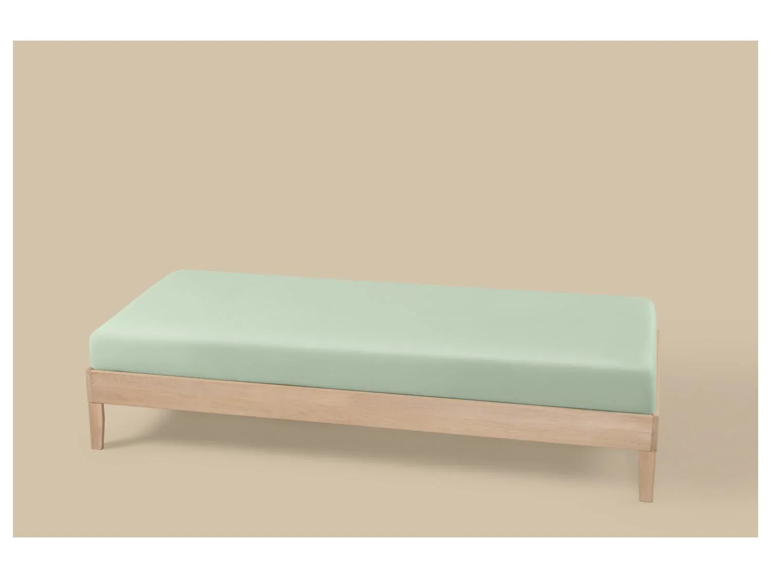 LIVARNO Lot de 2 draps-housses en jersey, 90-100 x 200 cm