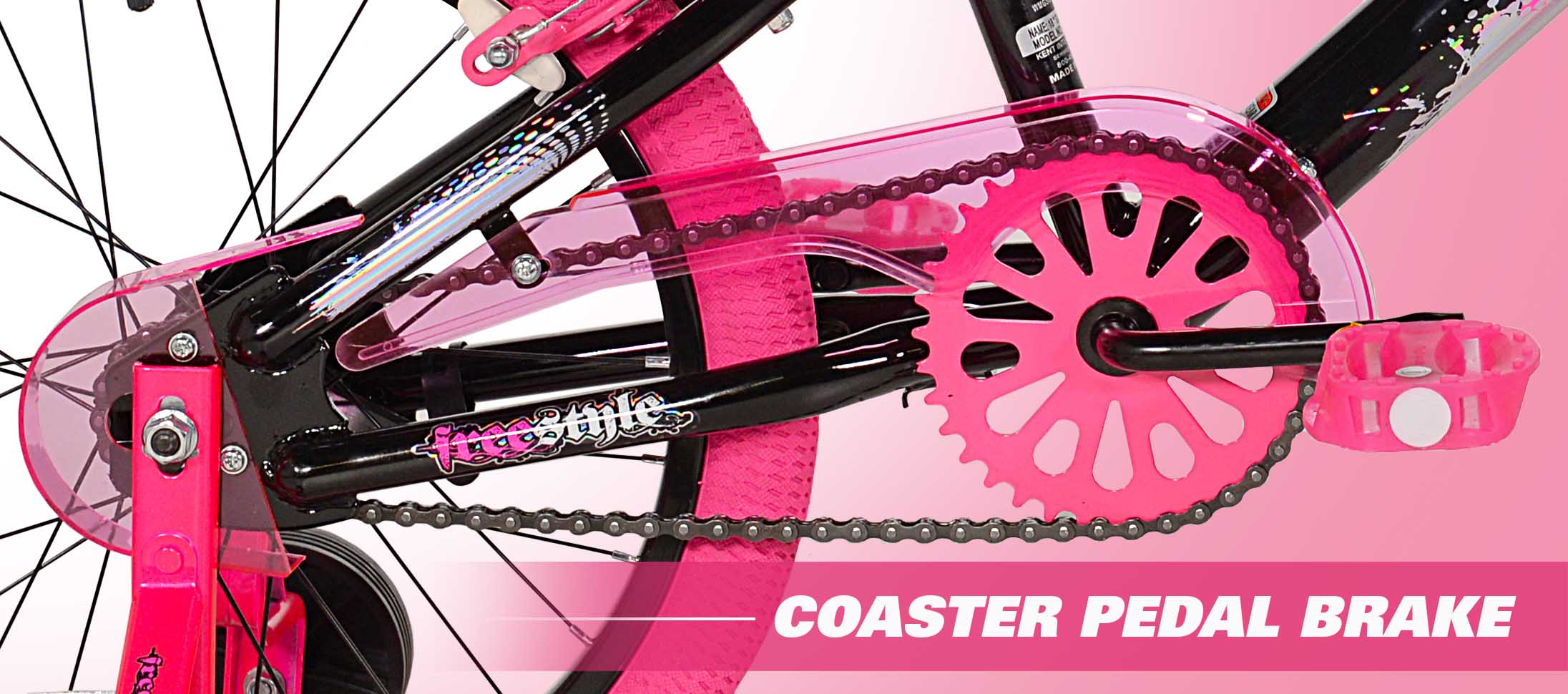 Bicycles 18 in Girl'S Sparkles Bicycle, Black and Pink