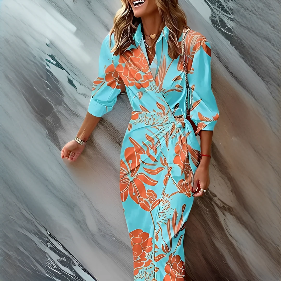 Emery - Robe Enveloppante Chic