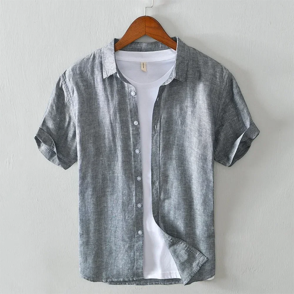 James - chemise à manches courtes avec boutonnière avant