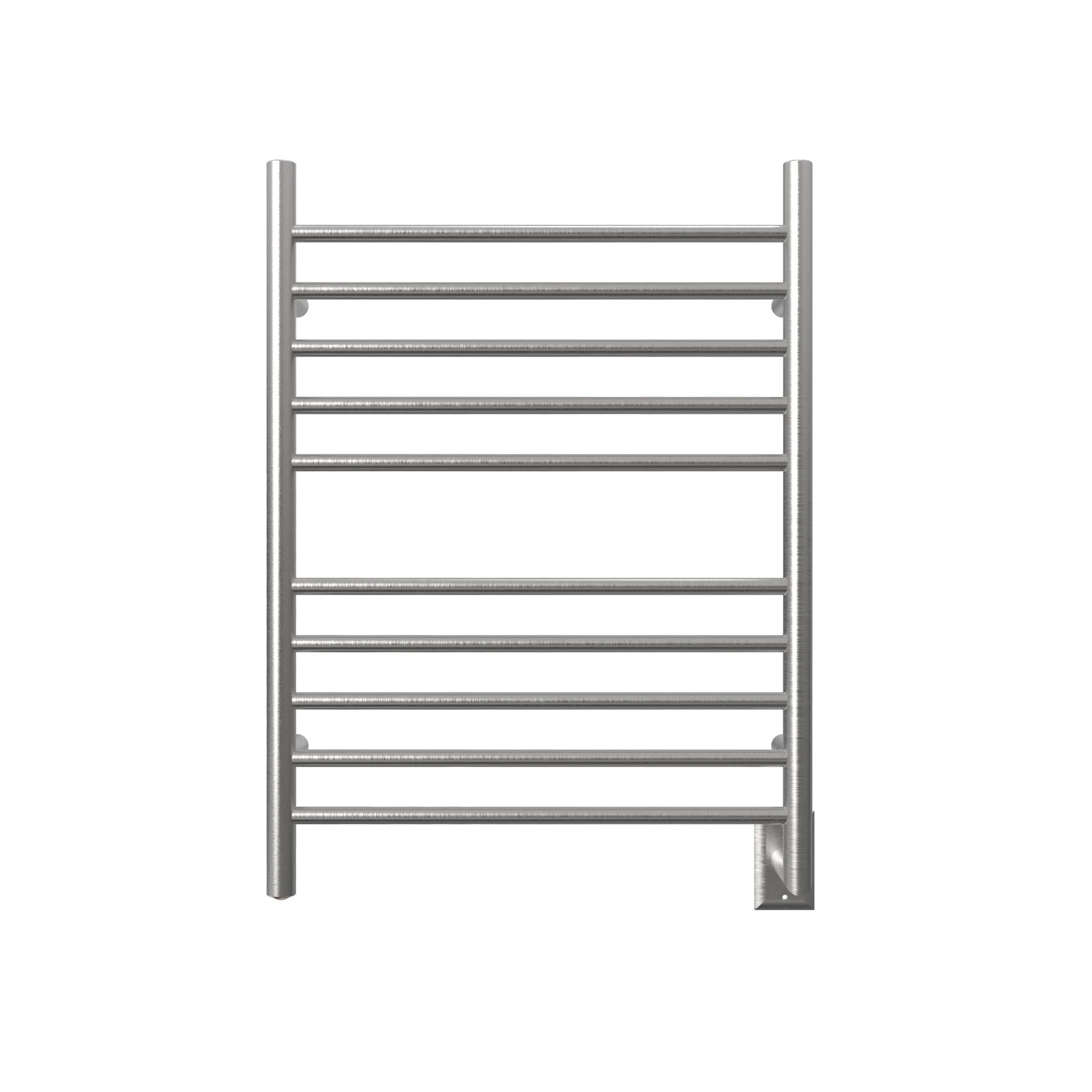 Amba Products 33.5" Gold Hardwired Straight 10 Polished Bar Towel Warmer