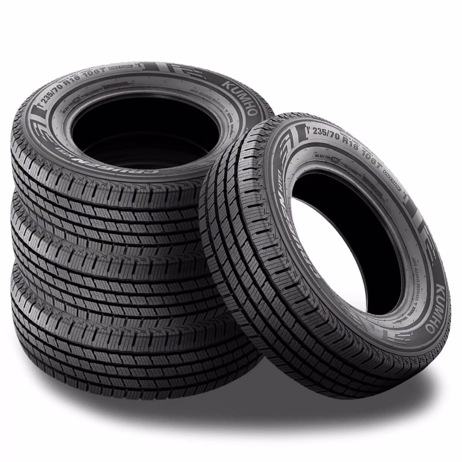 4 Crugen HT51C 225/75R16 121/120R E Commercial All Season Highway Tires 2282043 / 225/75/16 / 2257516