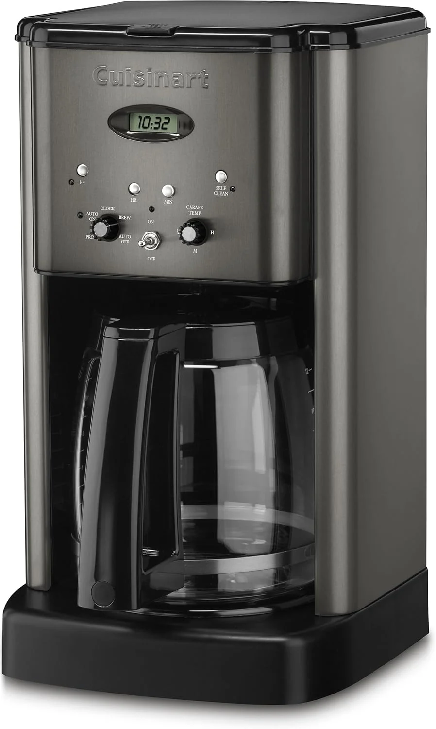 Cafetière programmable Cuisinart DCC-1200P1 Brew Central 12 tasses, carafe, chrome brossé