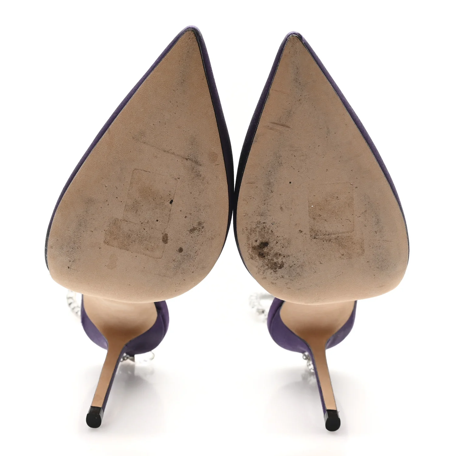 Satin Crystal Saeda 100 Pumps 36.5 Cassis