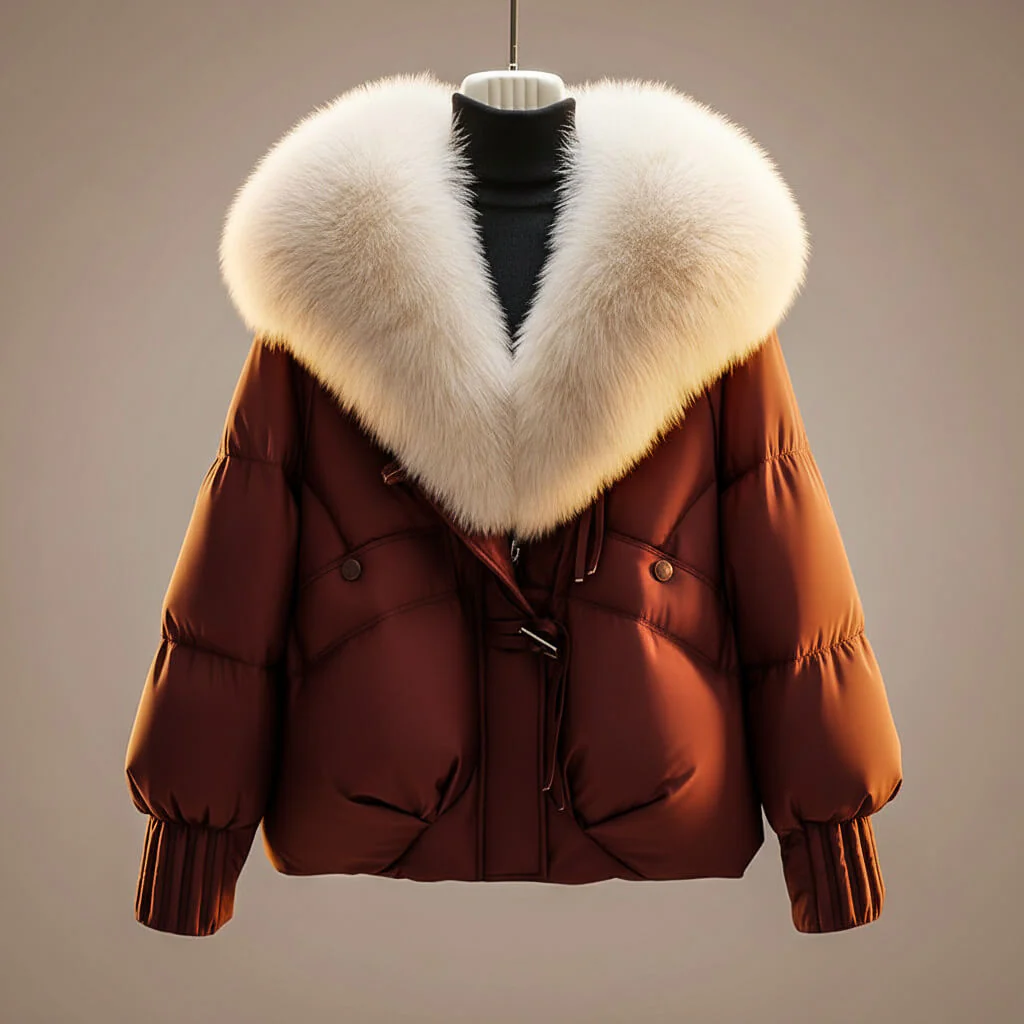 Élodine | Manteau élégant au col affirmé