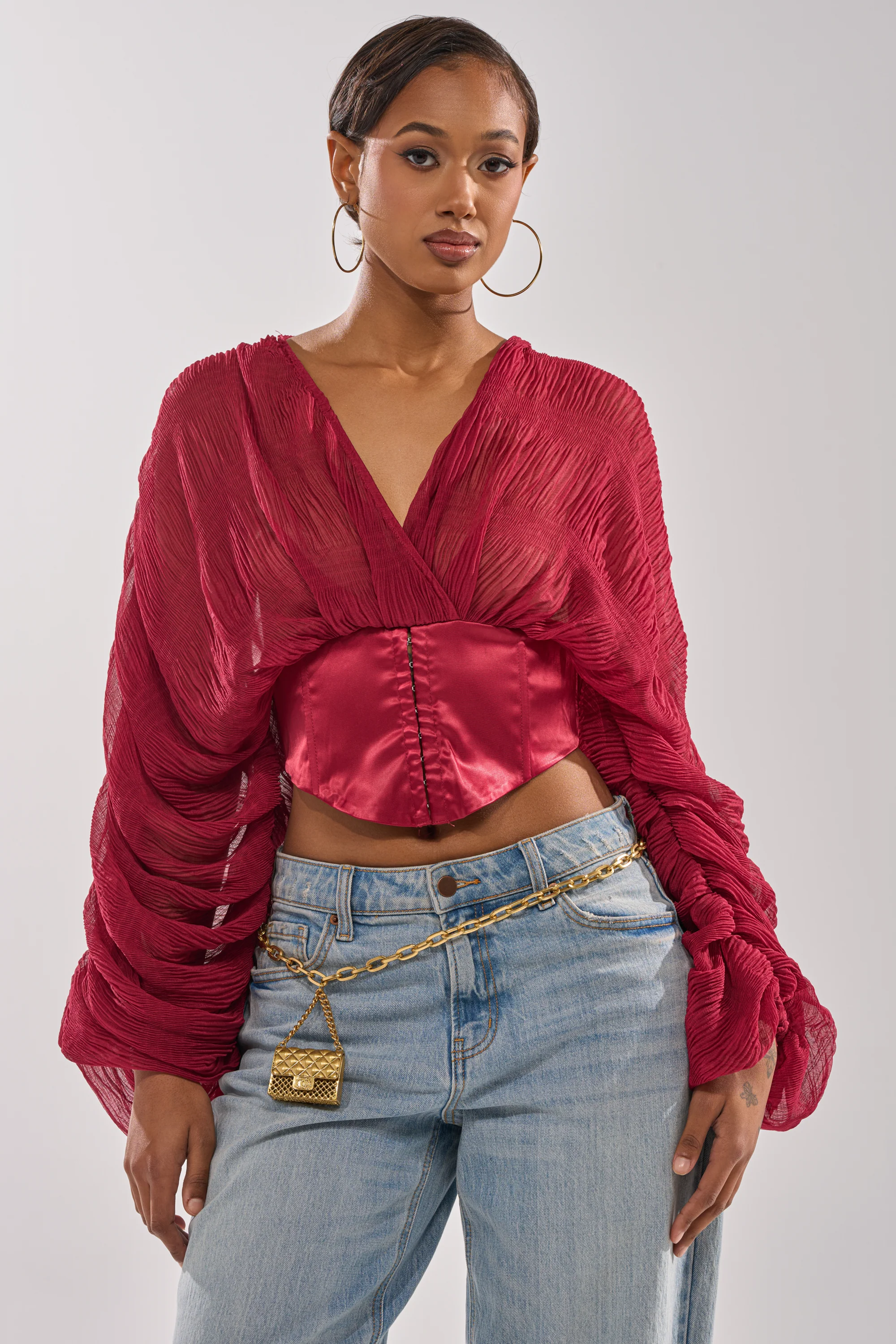 GIRLY PLZ BLOUSE - Akira Store