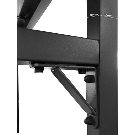 Quick-Star – Abri à bûches extérieur 143 x 70 x 185 cm – Structure en acier 30 mm – Toit en polycarbonate 6 mm – Capacité 1,8 m³ pour bois de 33 cm