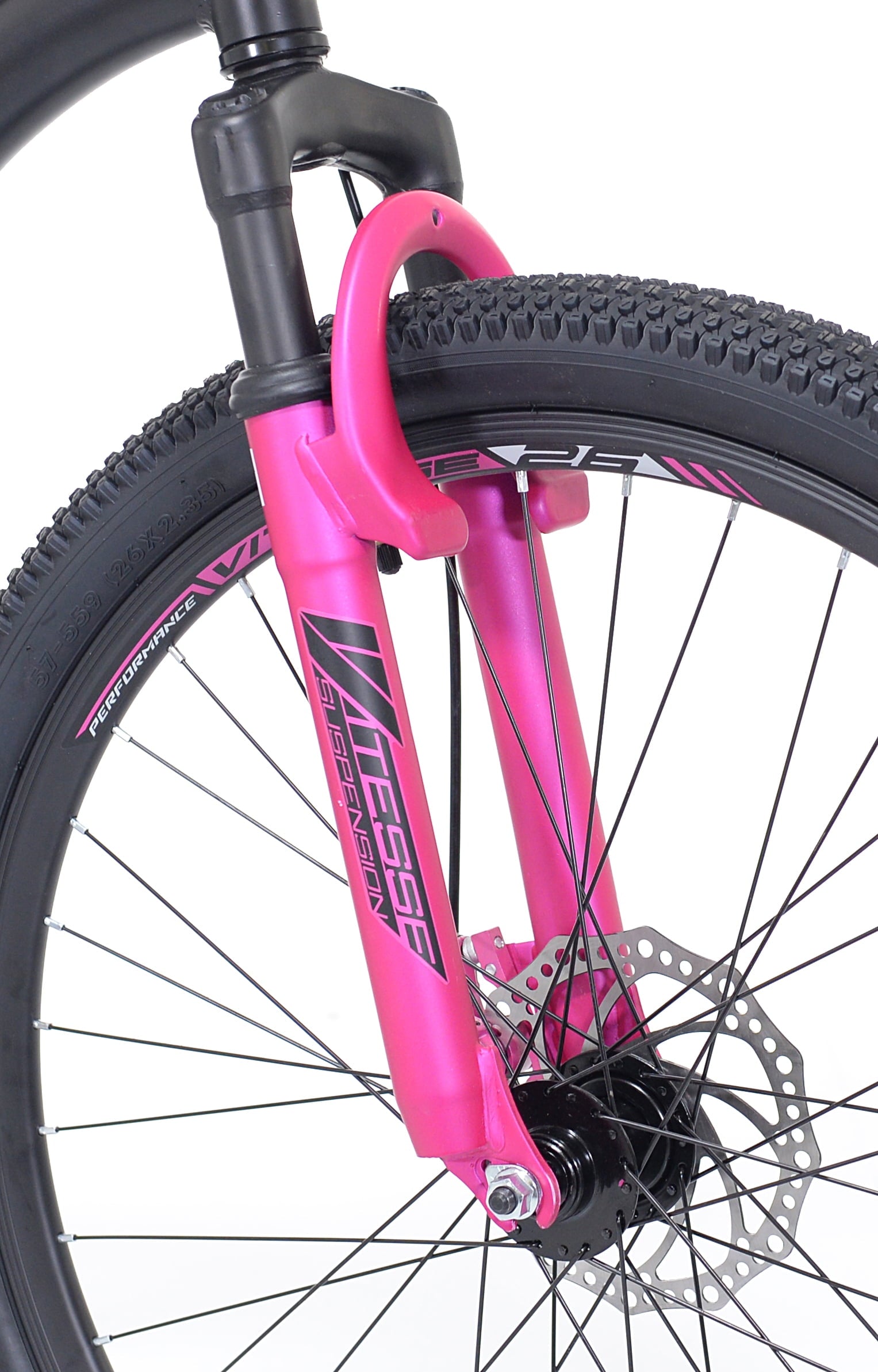 Genesis 26 In. Maeve Women's Mountain Bike. Black and Pink