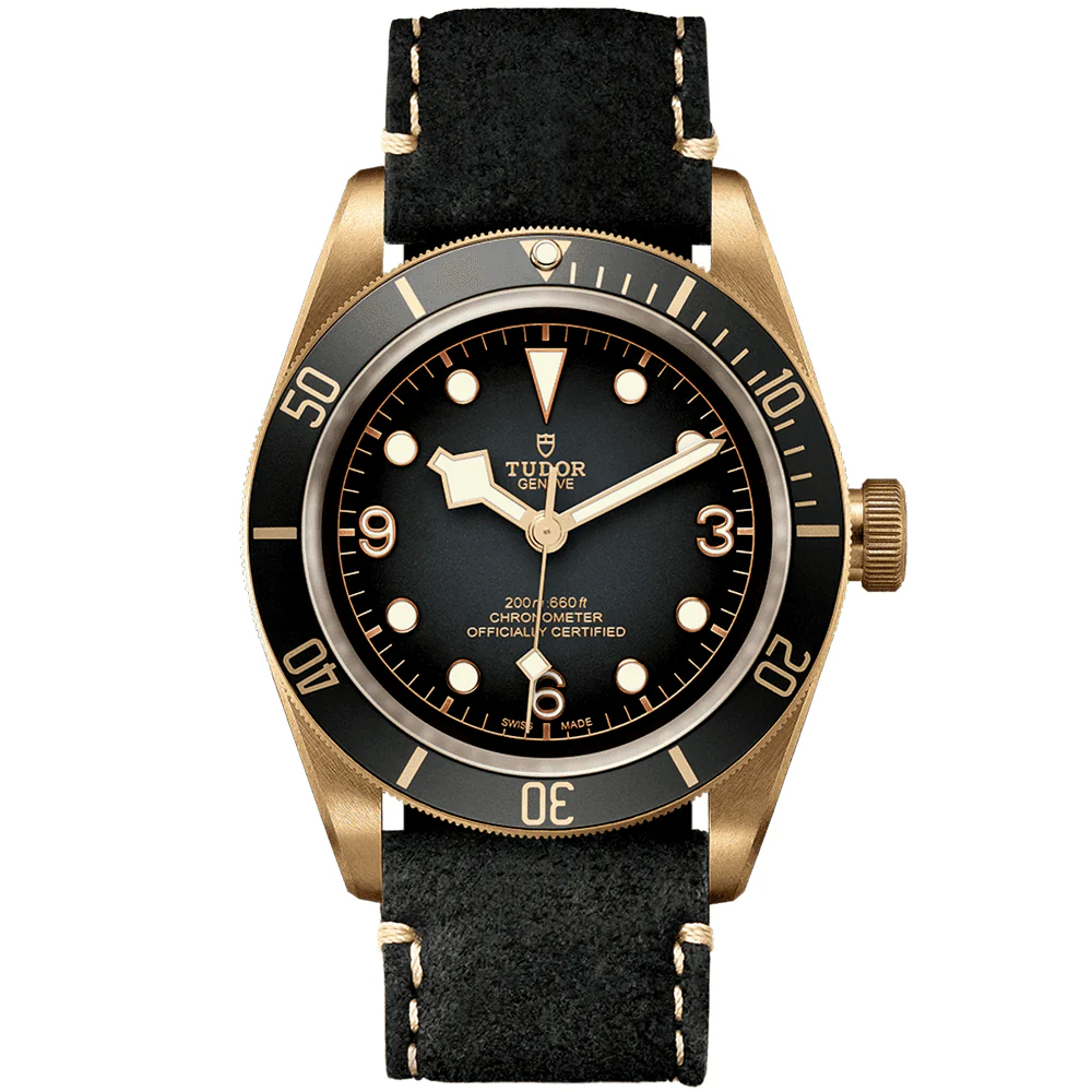 【Super Clone】TUDOR Black Bay Bronze 43mm Slate Grey Dial Men's Automatic Leather Strap Watch M79250BA-0001