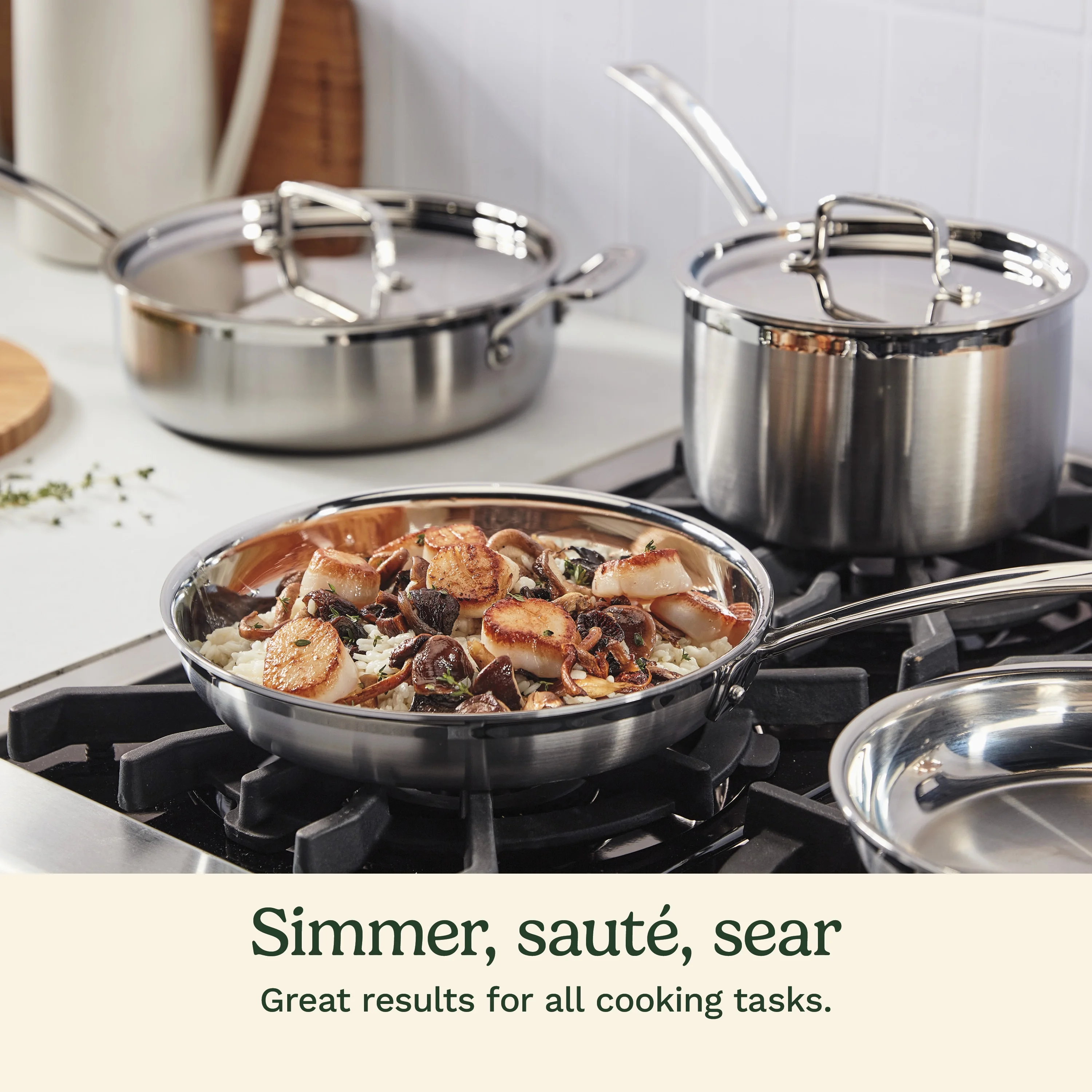 Cuisinart Multiclad Pro Triple Ply 12 - Piece Stainless Steel Cookware Set