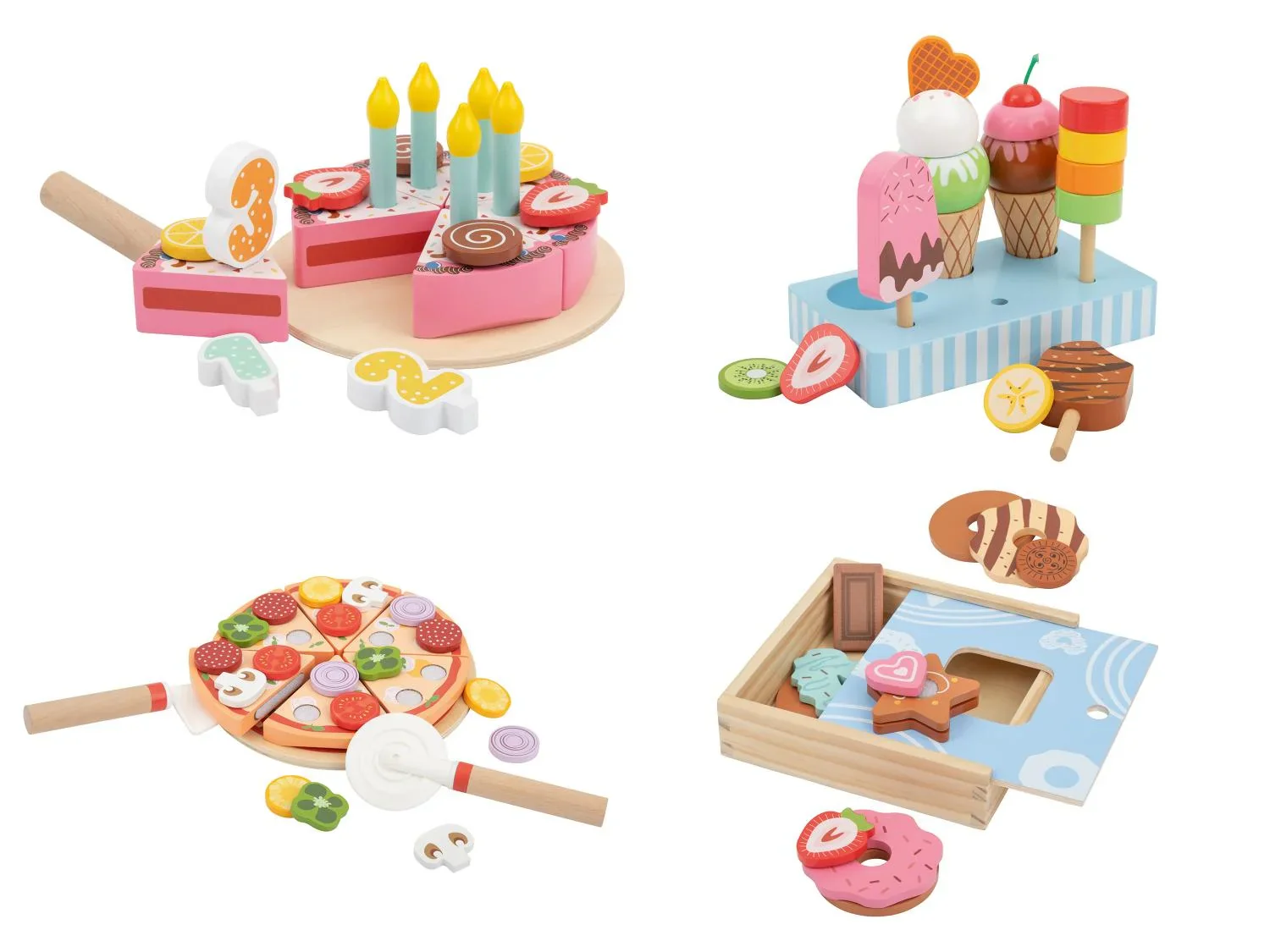 lupilu Set daliments en bois