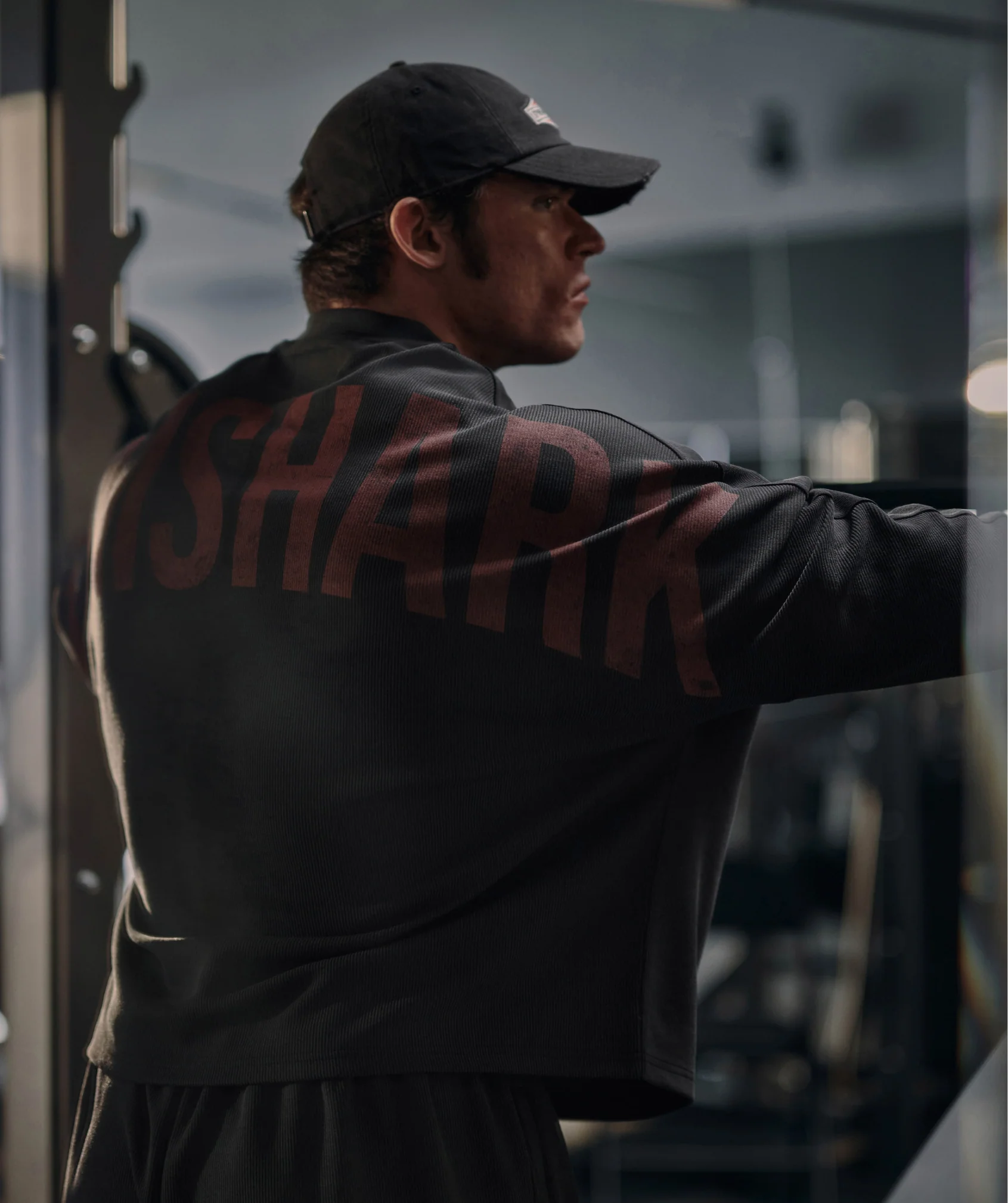GYMSHARK X SAM SULEK CREW - Black
