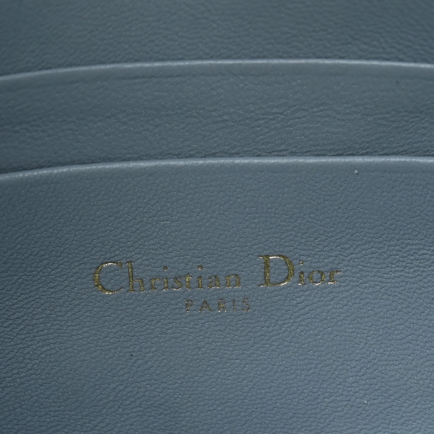 Lambskin Macrocannage Mini Dior Caro Bag Cloud Blue