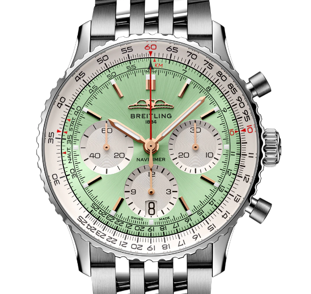 [Super Clone]Breitling AB0139211L1A1 Navitimer B01 Blue Dial - Νew