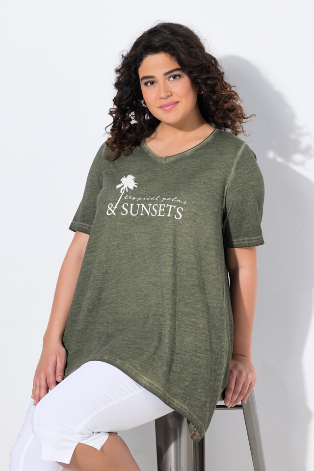 Sunset Lettering Short Sleeve Graphic Tee