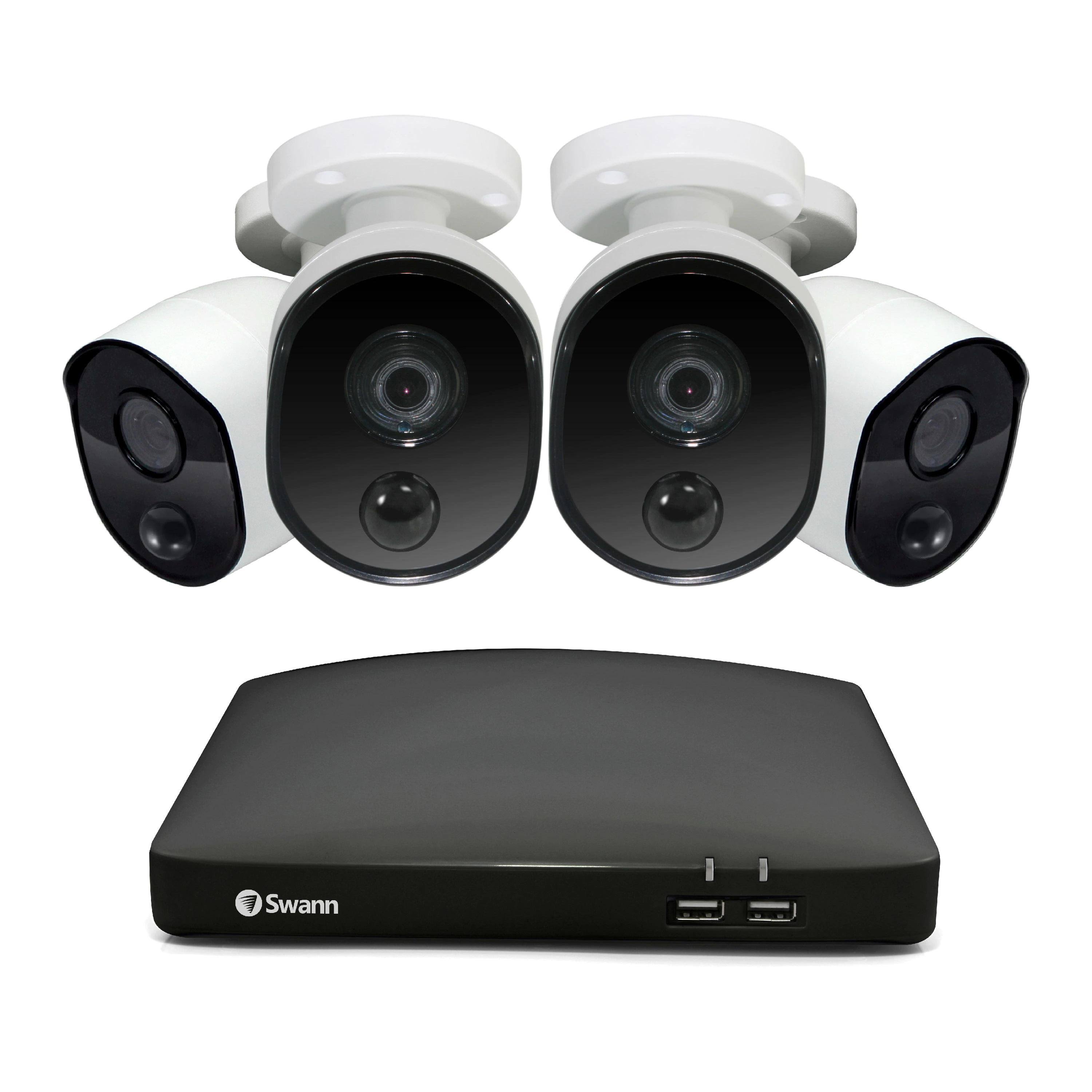 Swann Hardwired Indoor and Outdoor DVR Security Camera System