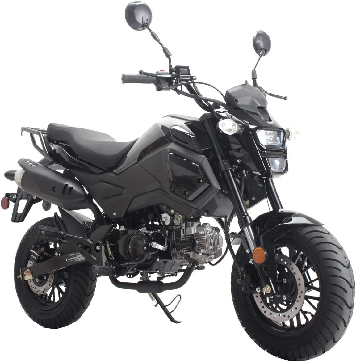 Upgraded New 125cc Motorcycle Bike VADER 125 HELLCAT Dual Sports 125cc Motorcycle Bike Youth Adults Gas Motorcycle Big Headlights ( RED ) - Image 4