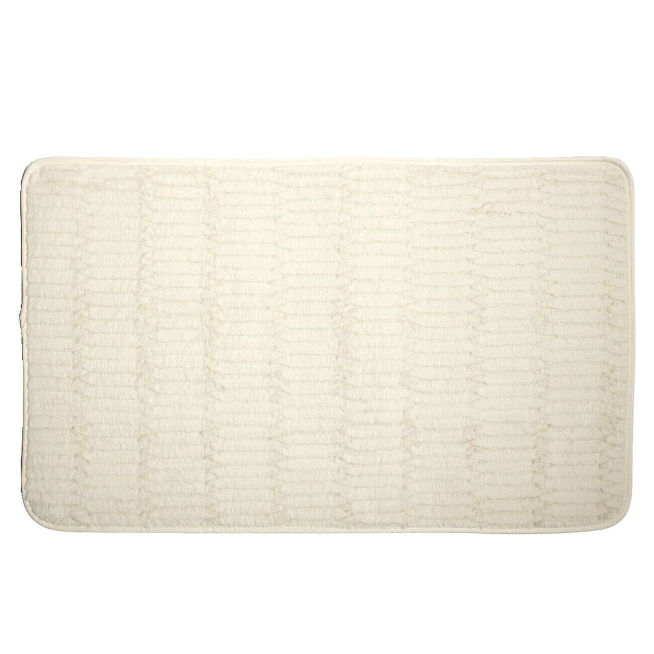 Tapis rectangulaire beige ou blanc 50x80cm