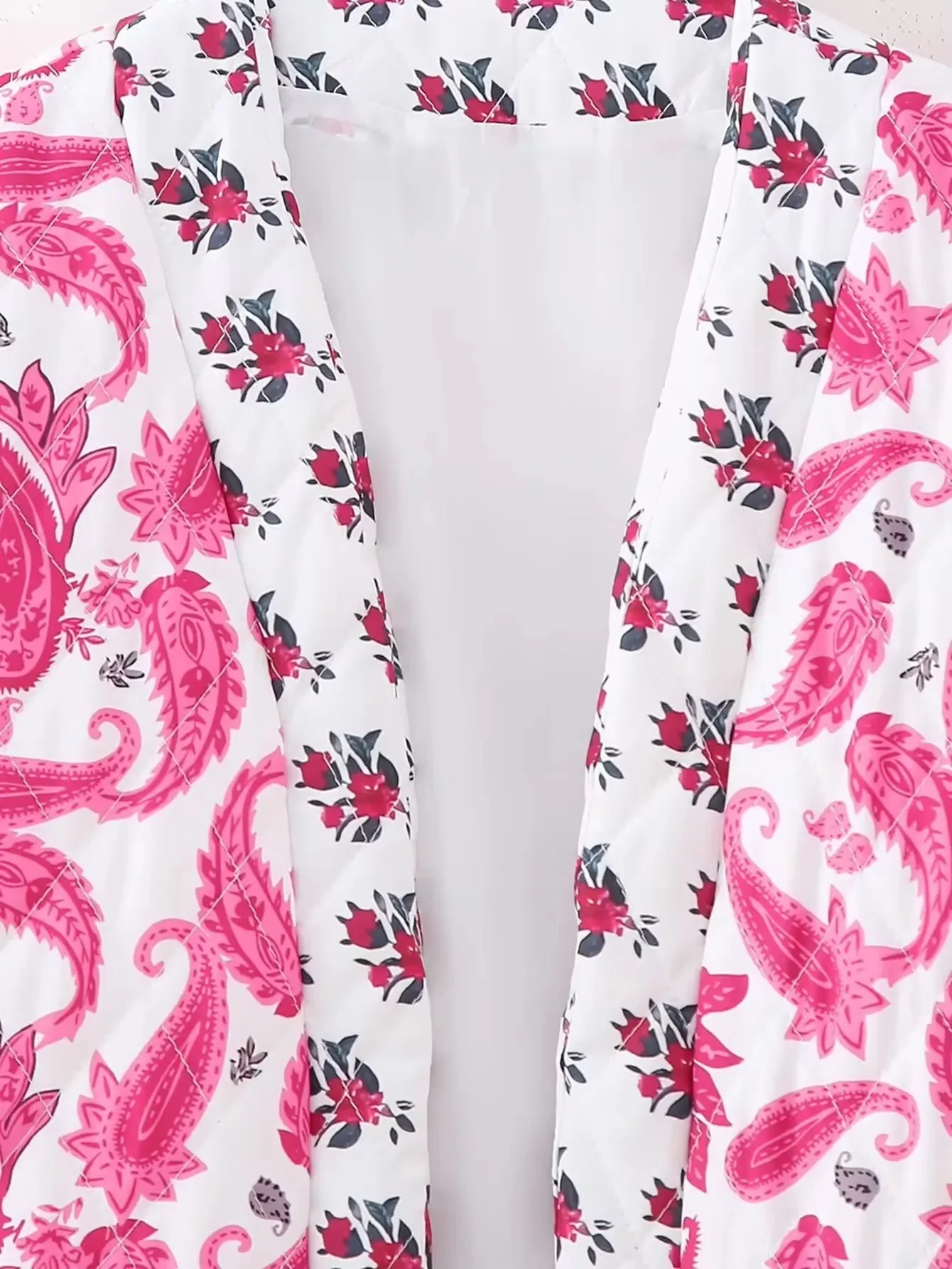 Sophie Paris I Gilet matelassé imprimé Paisley
