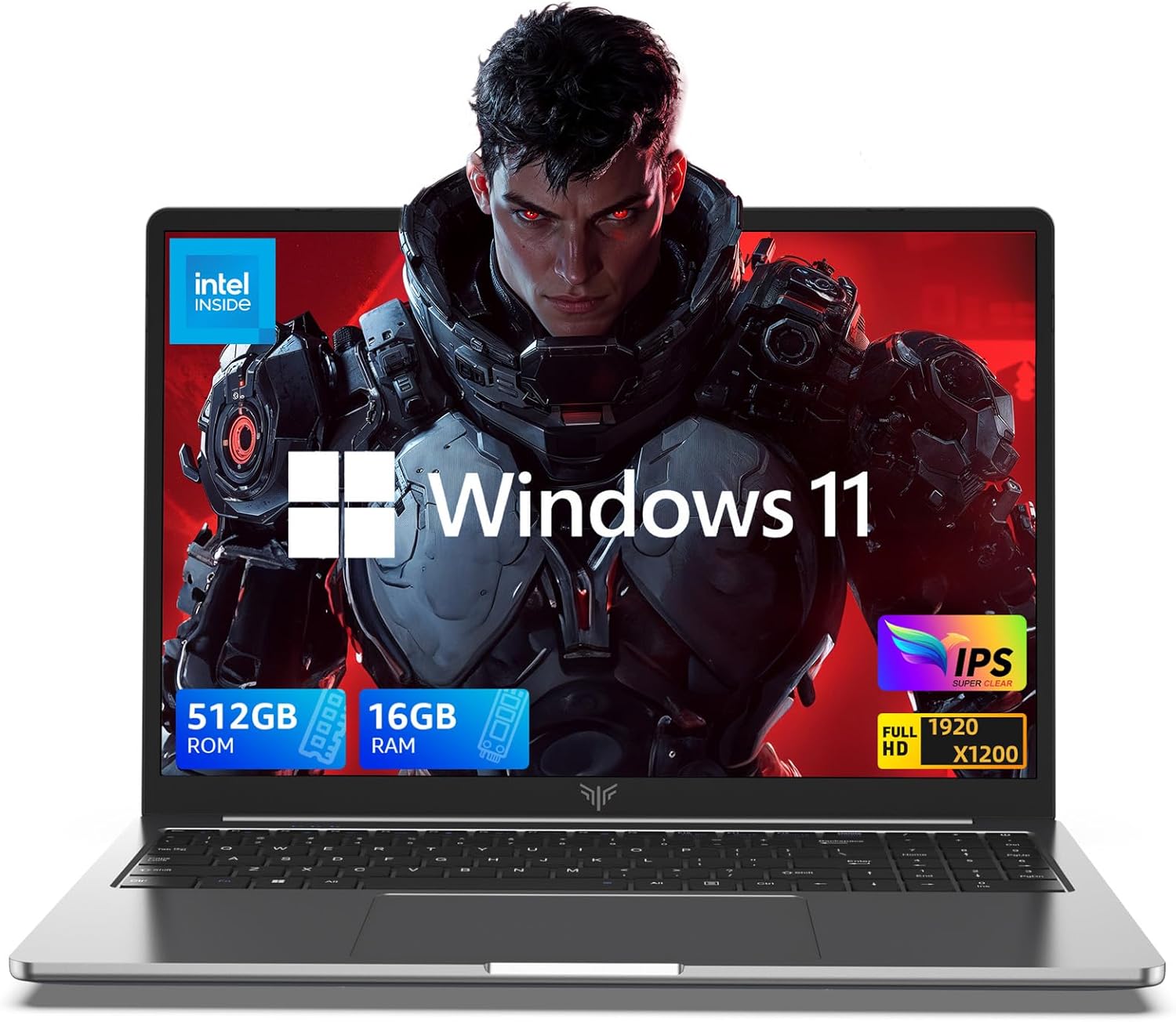Laptop  16GB DDR4 512GB SSD Laptop Computer  15.6inch Windοws 11 Laptop with Ιntel 12th Quad-Core Processor(Up to 3.4GHz)  1920P FHD Display  WiFi 6  USB3.2  Type_C  Long Battery Life