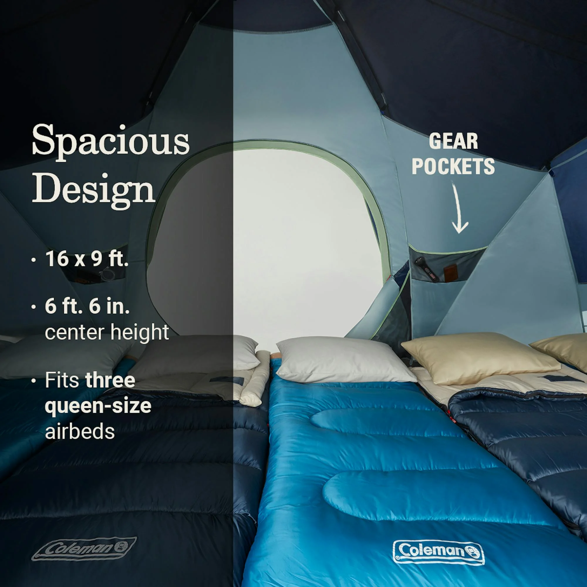 Skydome? XL 10-Person Camping Tent with Dark Room? Technology(1) - Image 4