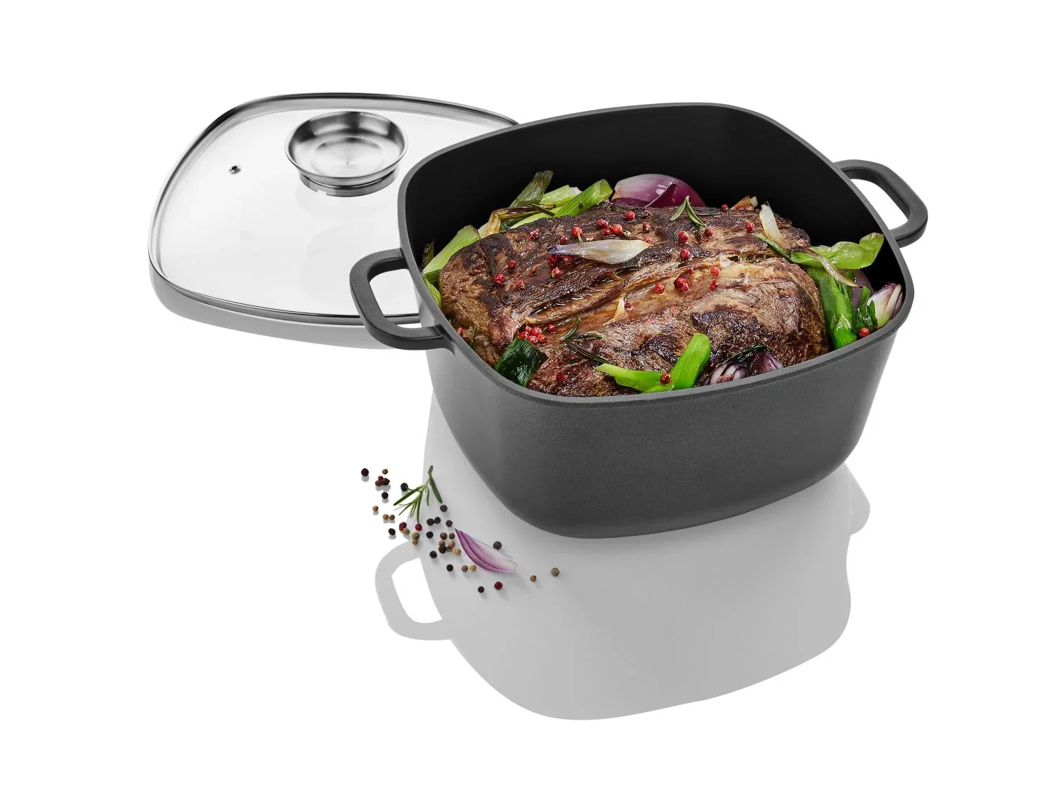 LIVARNO home Cocotte en fonte daluminium, 7,5 l