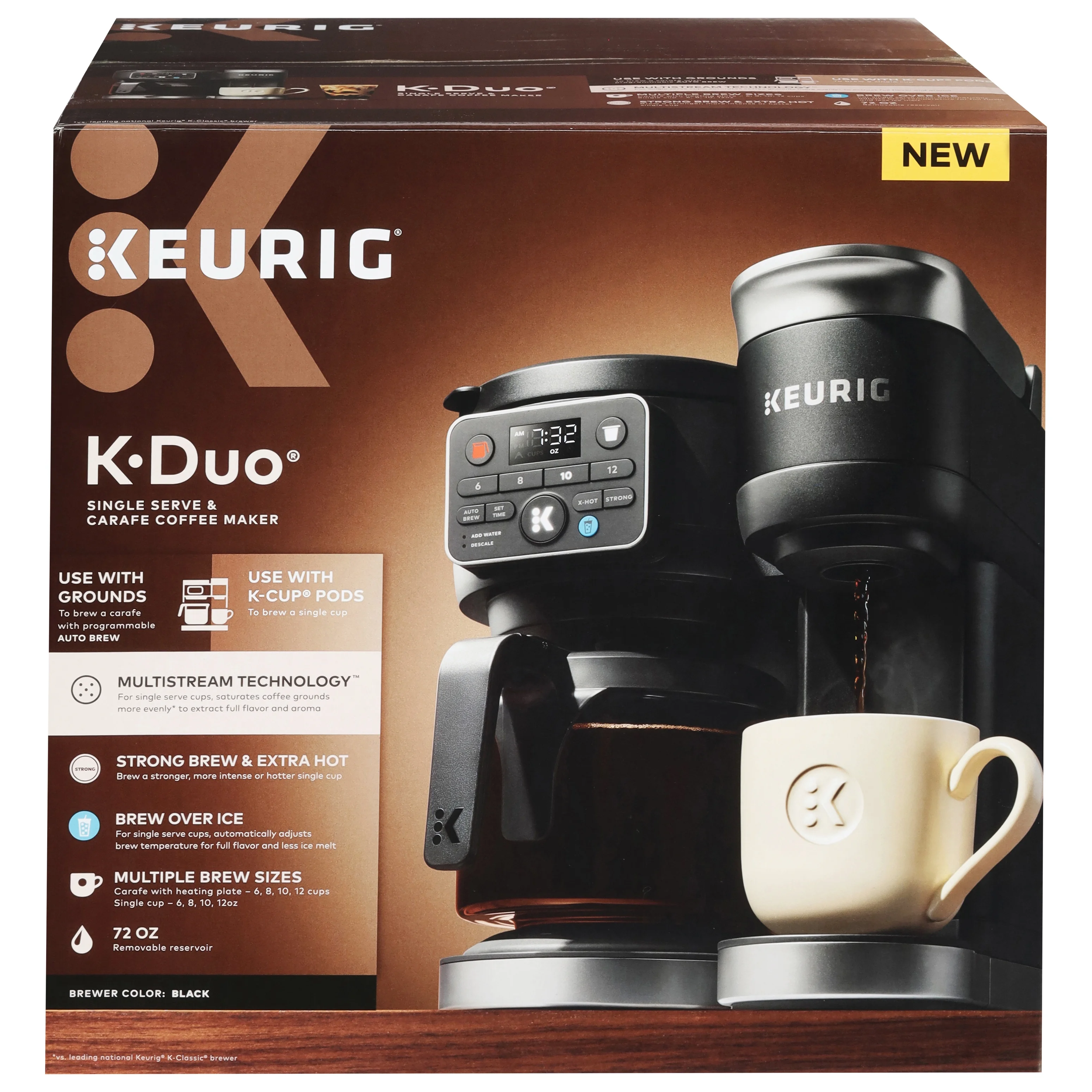 Keurig K - Duo Gen 2 Hot & Iced Single Serve & Carafe Coffee Maker