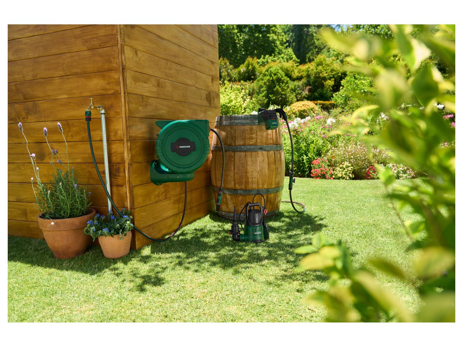 PARKSIDE Pompe pour collecteur deau de pluie sans fil PRPA 12-Li A1, 12 V