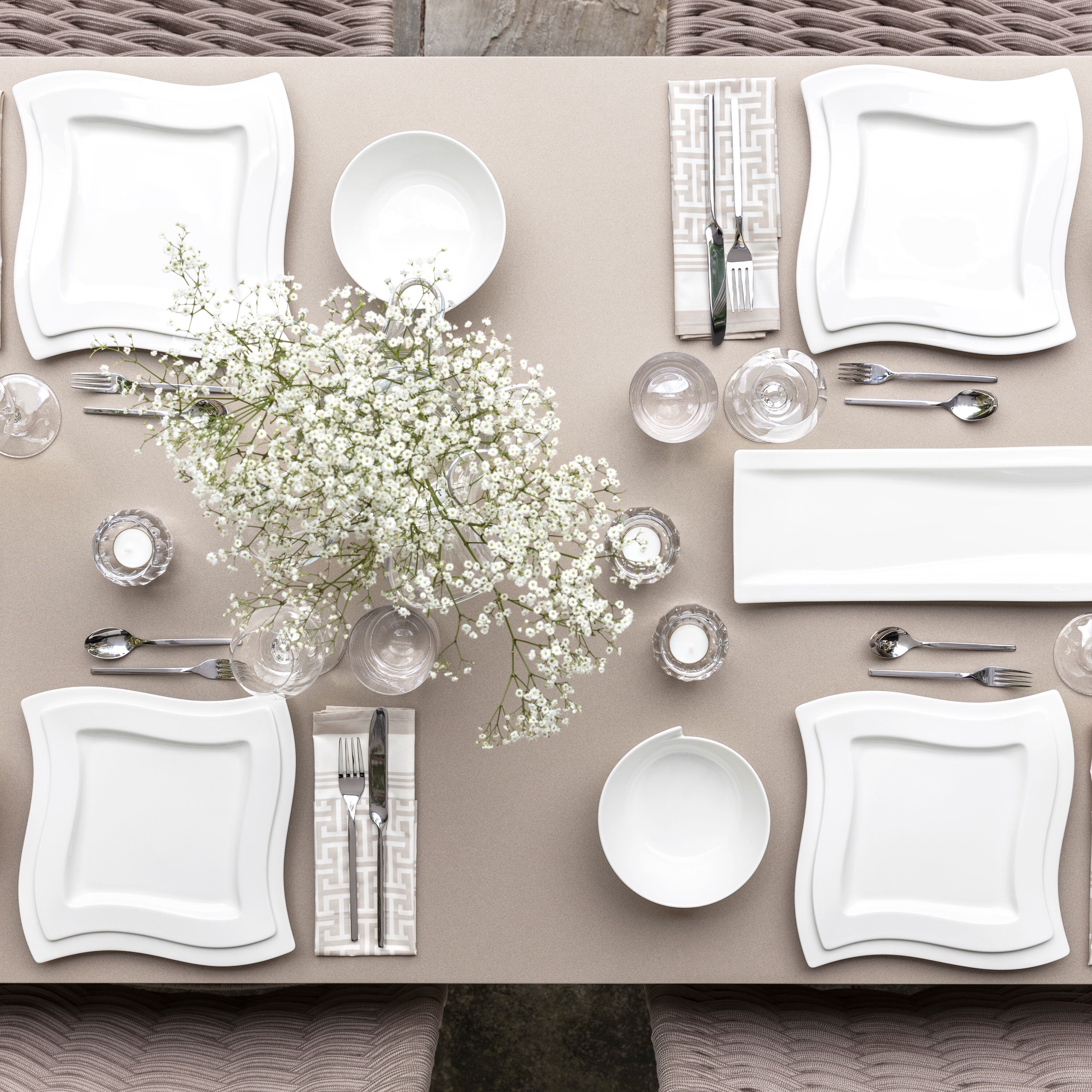 NewWave 5-piece flatware set - stainless steel