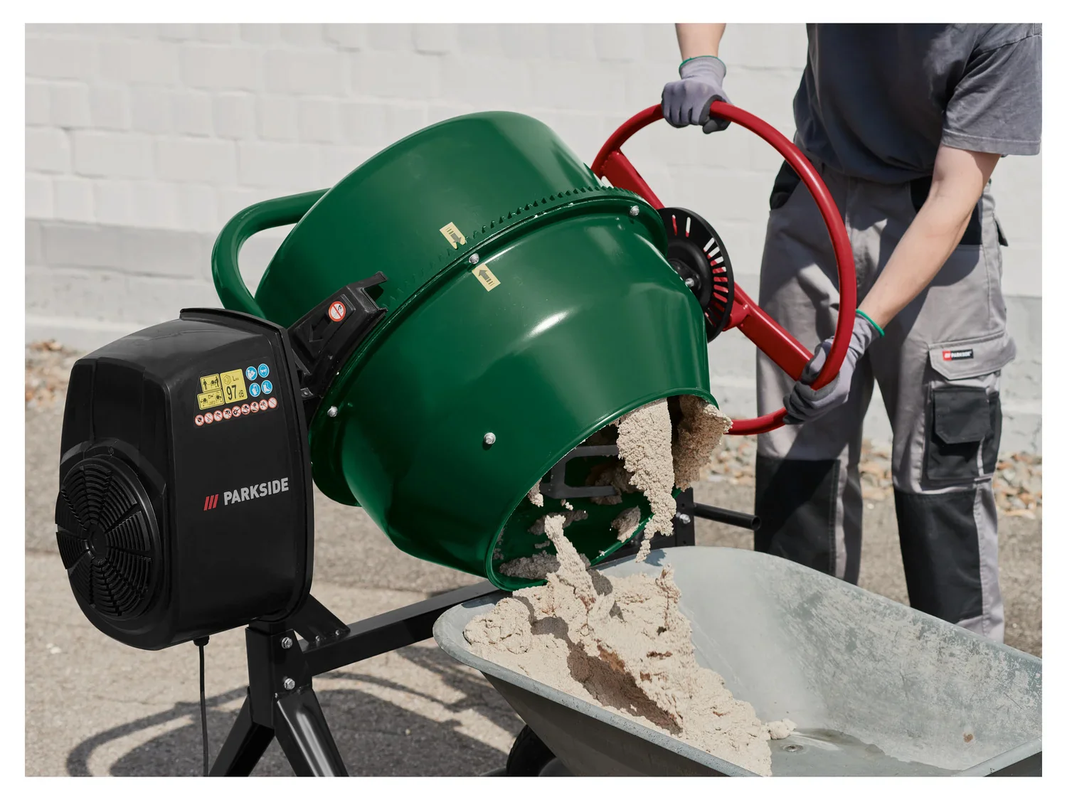 PARKSIDE Btonnire PCM 125 A1, 120 l, 550 W