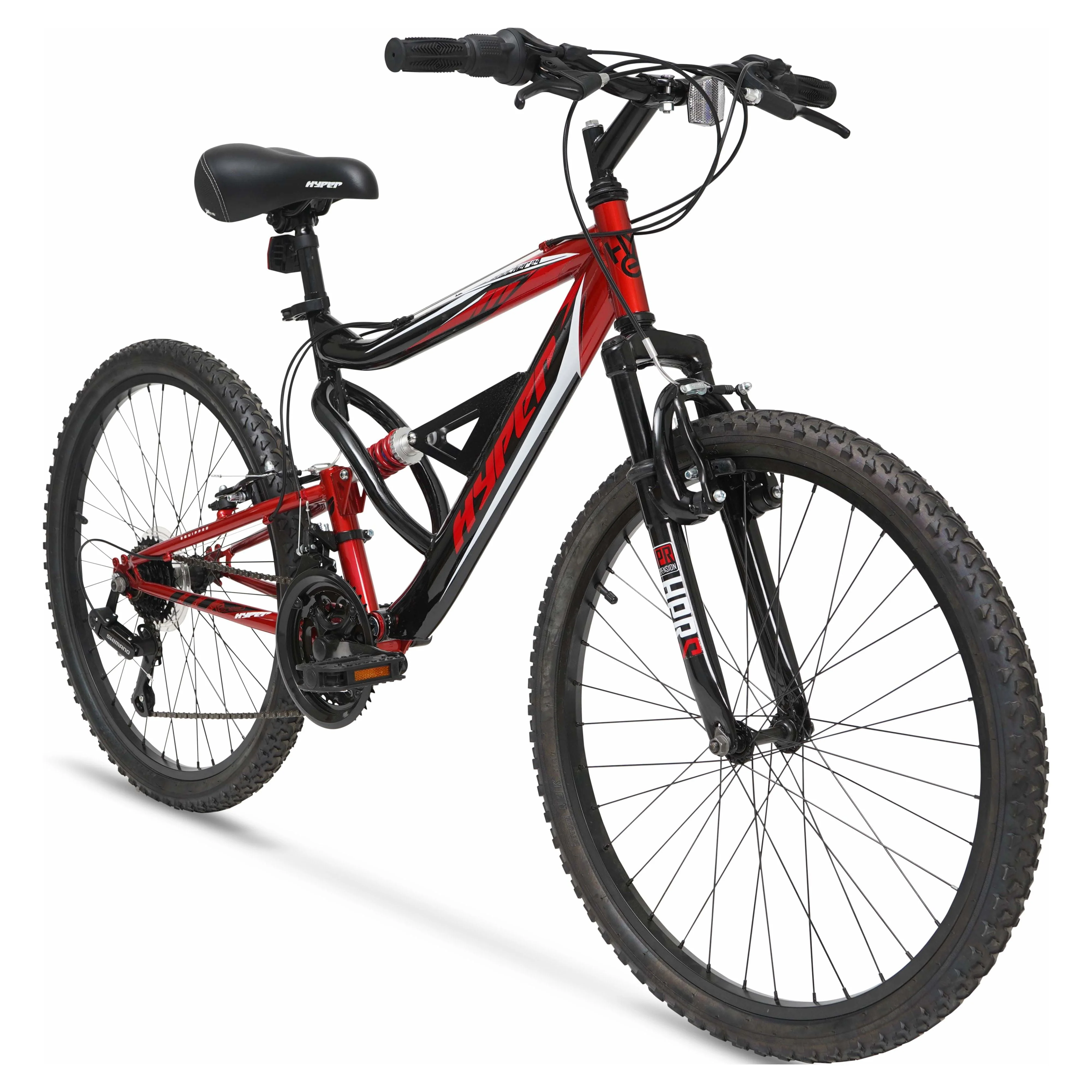 Bicycle 24" Shocker Mountain Bike, Kids, Red and Black
