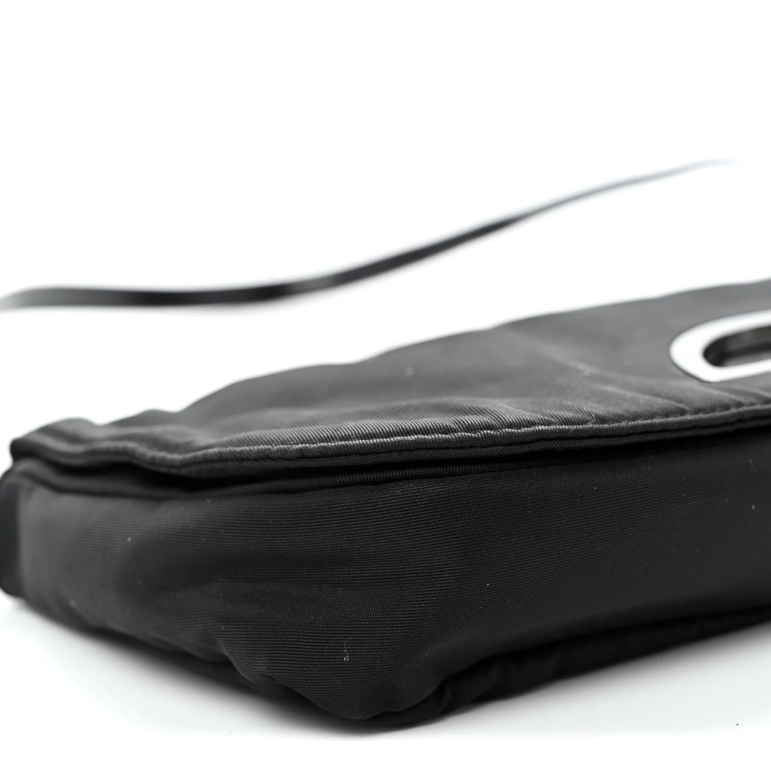Nylon Malice Shoulder Bag Black