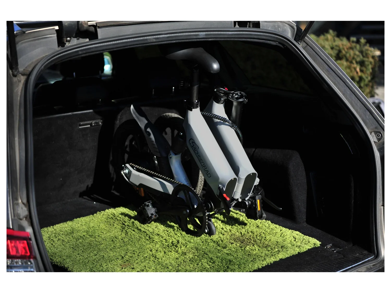 SachsenRad Vlo lectrique pliable E-Folding Race Bike F12, 16 pouces