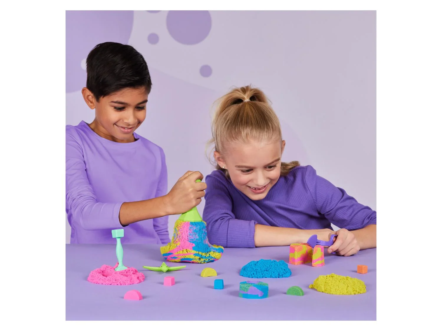 Kinetic Sand Coffret Squish N' Create