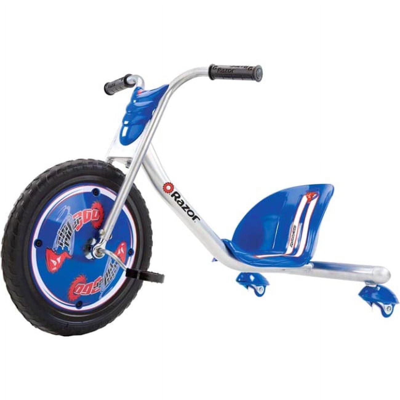 RipRider 360 Drift Trike Blue. 16#8243; Front Wheel. 3-Wheeled Ride-on. Tricycle for Child 5+