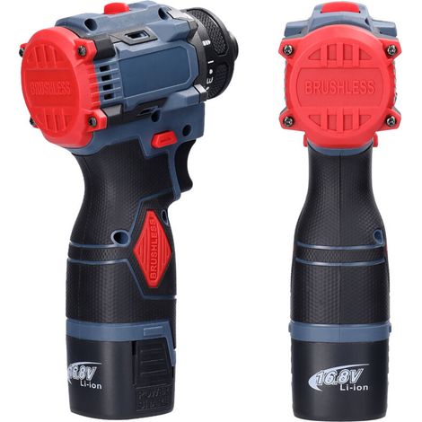 Tournevis électrique multifonction 16,8 V, couple de 45 Nm, moteur sans balais, outil pratique pour l'installation d'appareils électroménagers, de meubles et la réparation d'électronique automobile. — vue 3