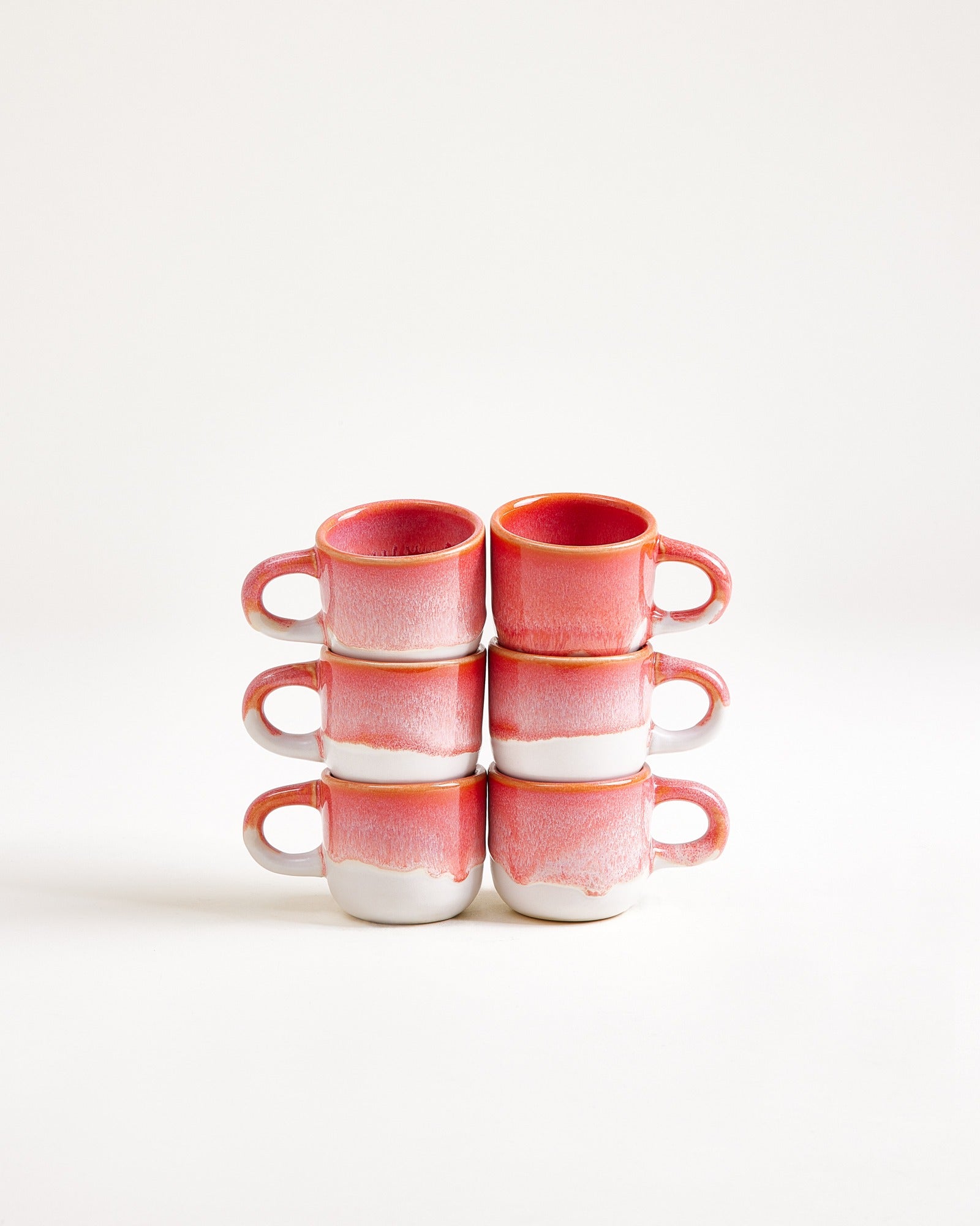 COIMBRA - ESPRESSO MUG PINK SET OF 6