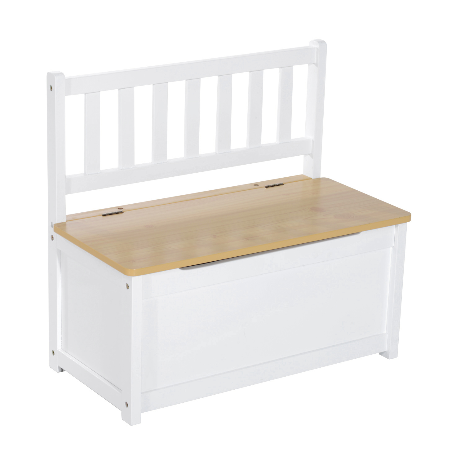 HOMCOM 4-delige kinderzitgroep kindertafel kinderstoel kinderbank kindermeubel naturel