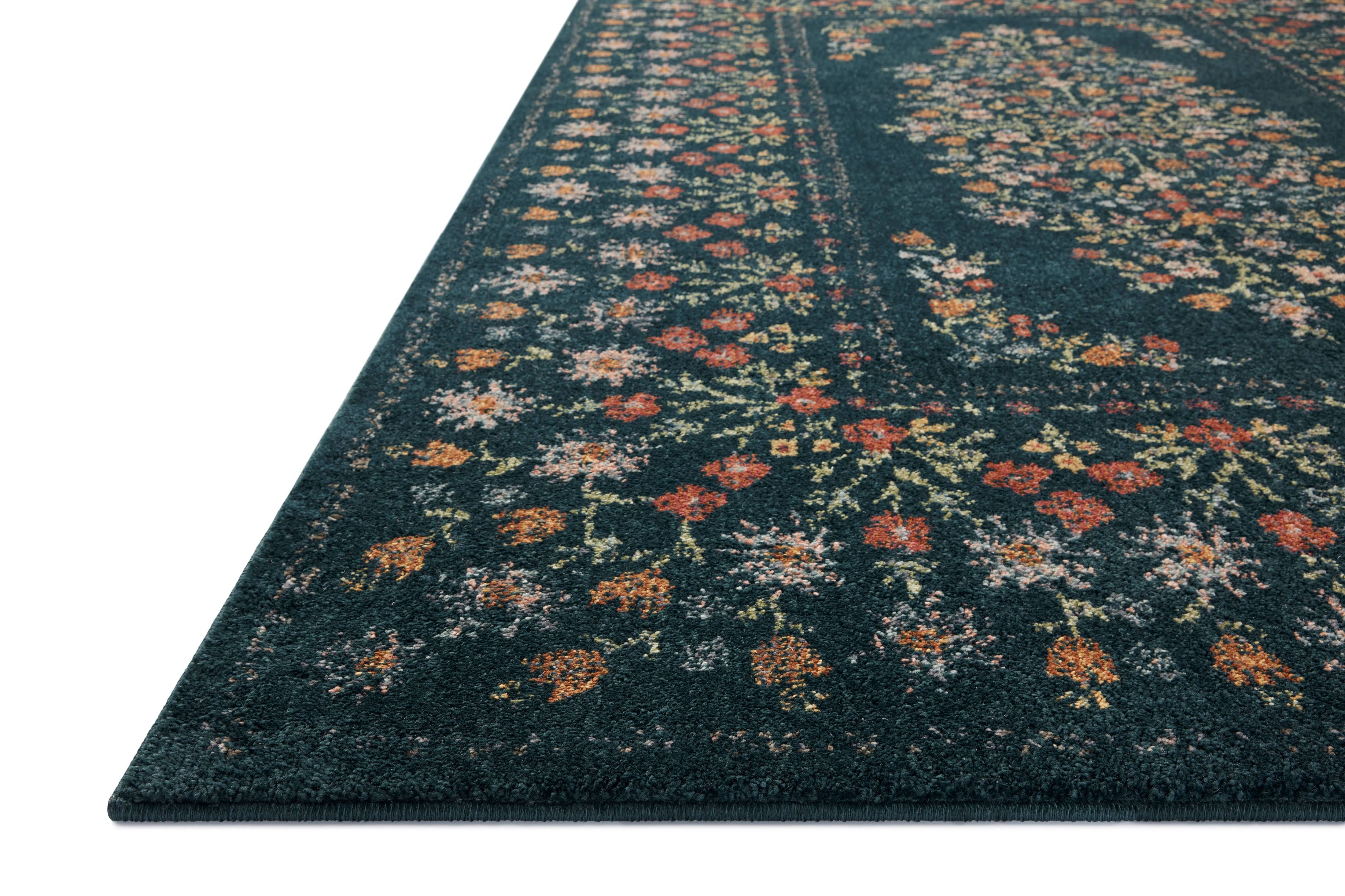 Loloi Rugs Laurel Rug; Style LAU-02 in Color: Black LAU-02 / Navy / 18
