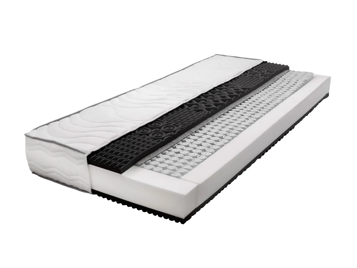 LIVARNO home Matelas  ressorts ensachs 1000-7 zones, H3, 90 x 190 cm