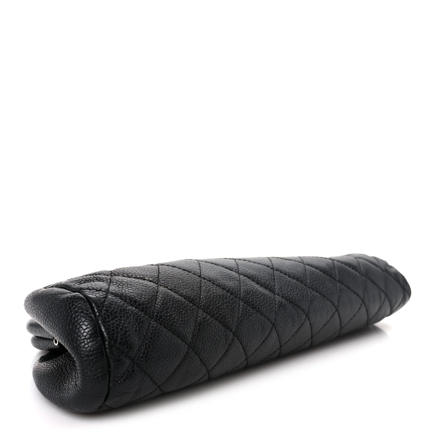 Caviar Quilted Timeless Clutch Black