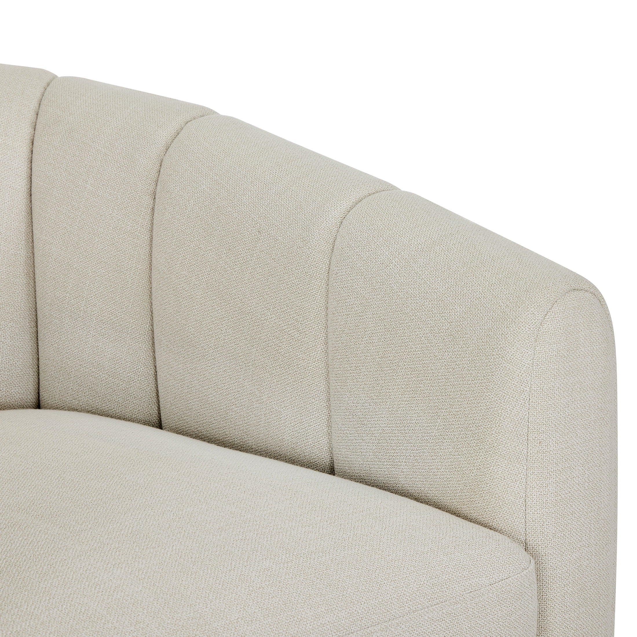 Lillian Accent Swivel Chair, Cream Linen(Cream Linen) - Image 7